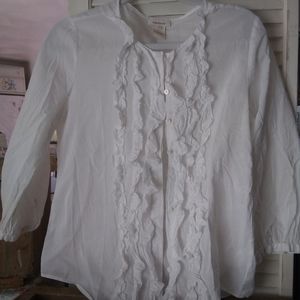 Sundance white blouse-Medium